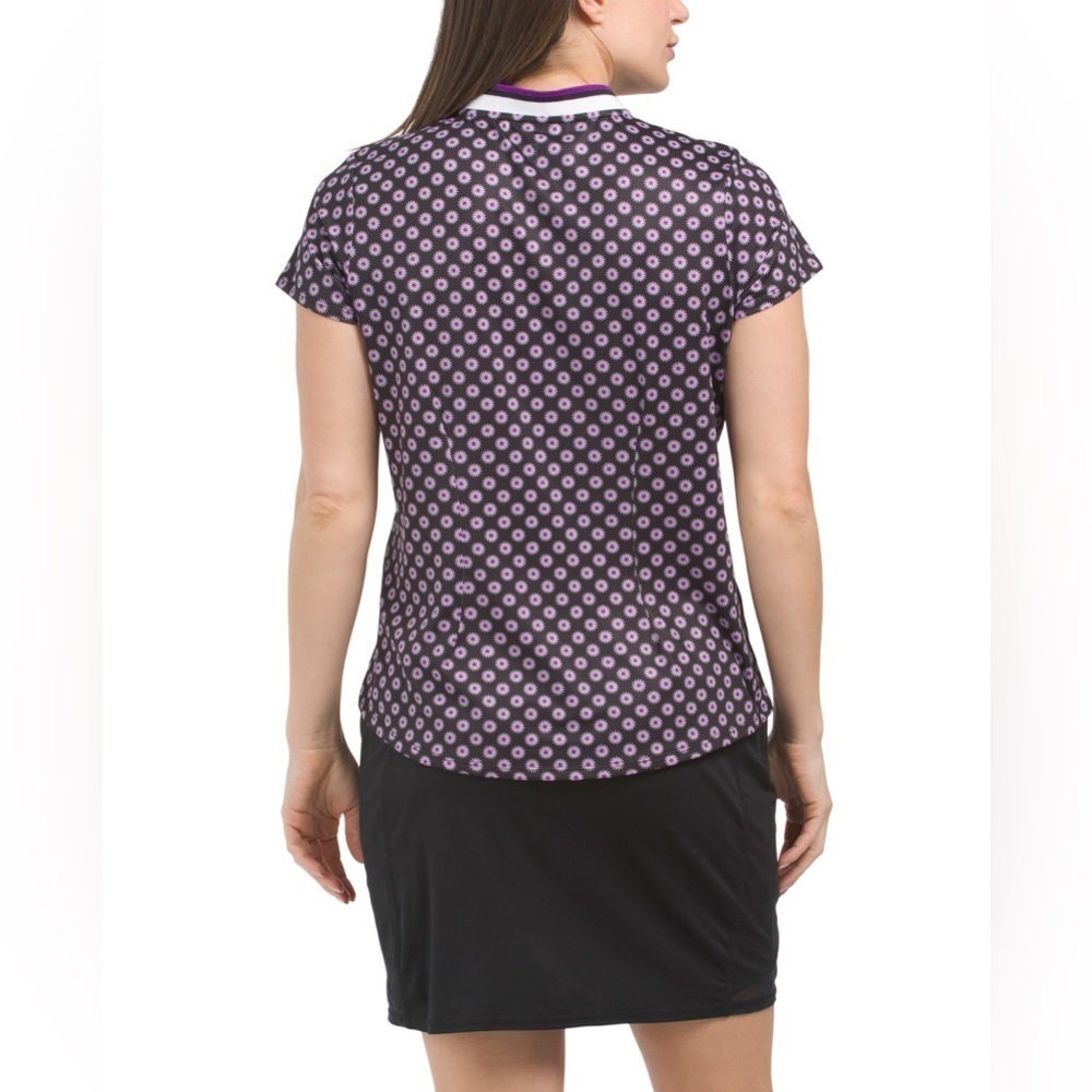 Belyn Key Cap Sleeve Top Quarter Zip - Picture 3 of 5